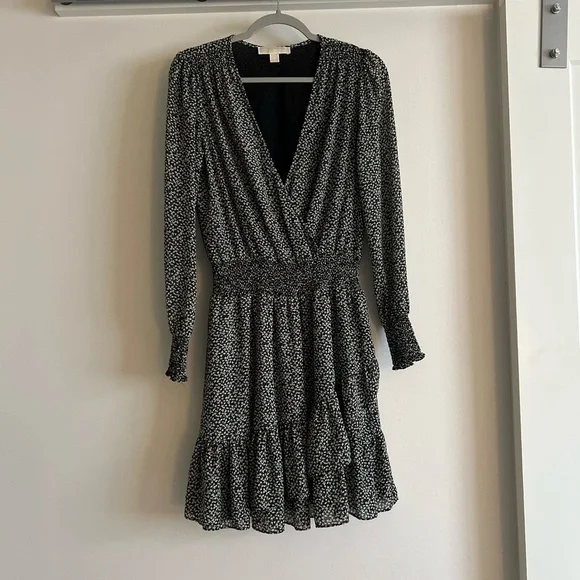 Michael Kors Floral-Print Faux-Wrap - Picture 1 of 13